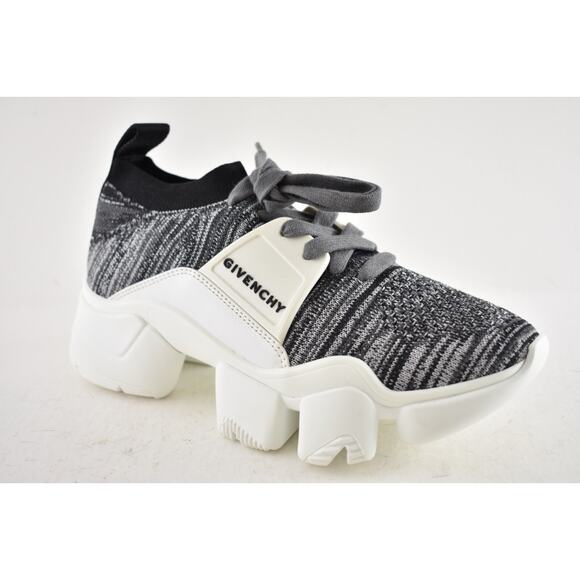 Givenchy Chaussette Jaw White Black Grey Low Top Platform Creeper Sneaker 36 - Picture 4 of 12